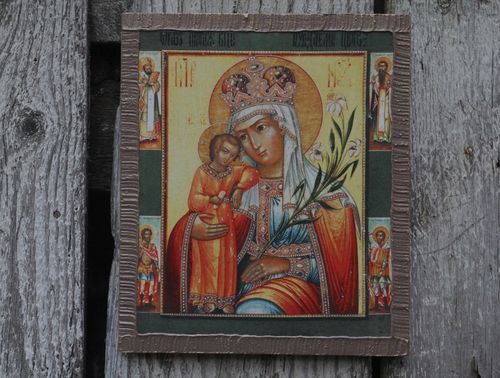 Icon Holy Mother Fadeless Color - MADEheart.com