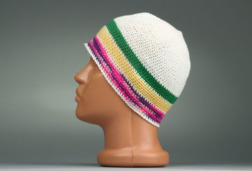 Chapéu masculino de crochê - MADEheart.com