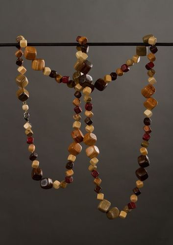 Lange ethnische Perlenkette - MADEheart.com