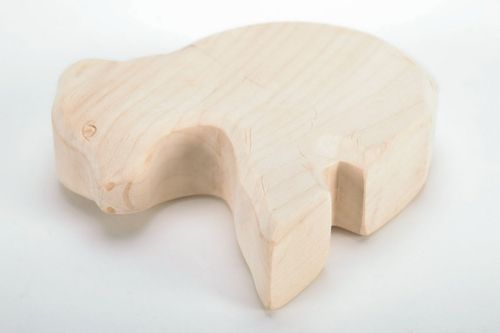 Figurilla de madera Osito - MADEheart.com