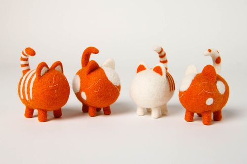 Woolen toys handmade felted toys present for children nursery decor ideas - MADEheart.com