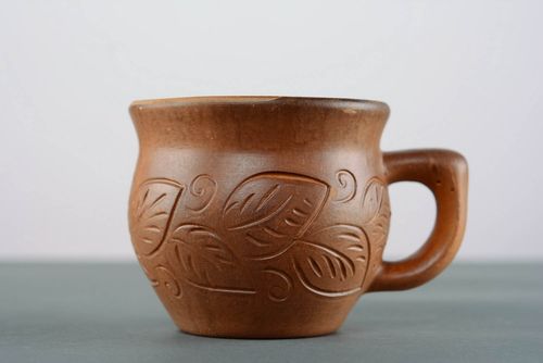 Глиняная чашка - MADEheart.com