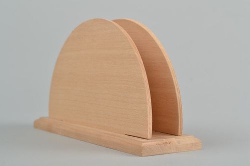 Handgemachter Holz Serviettenhalter Rohling für Bemalung Decoupage Werkstück - MADEheart.com