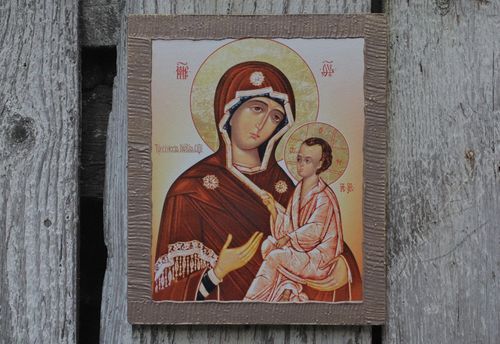 Icono religioso Nuestra Señora de Tikhvinka - MADEheart.com