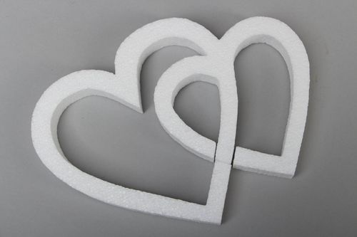Corazón de espuma de poliestireno, pieza para decorar - MADEheart.com