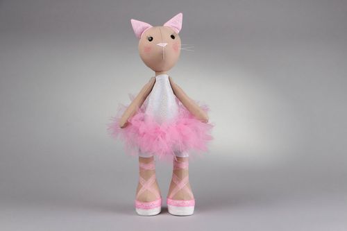 Kuscheltier Katze Ballerina - MADEheart.com