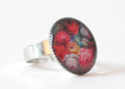 Vintage ring Flowers - MADEheart.com