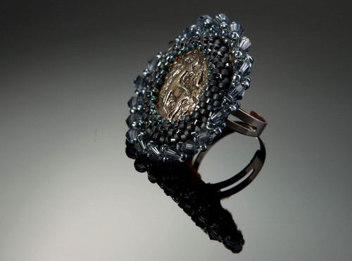 Vintage ring, handmade finger ring - MADEheart.com