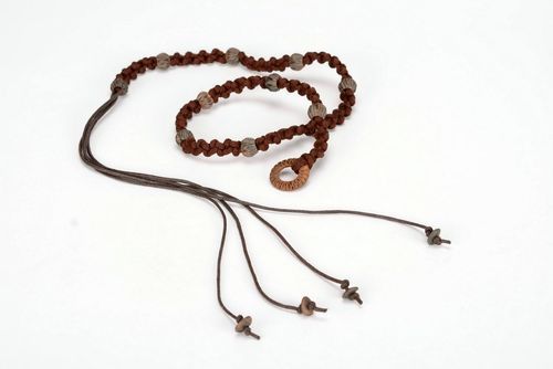 Handmade braided belt - MADEheart.com