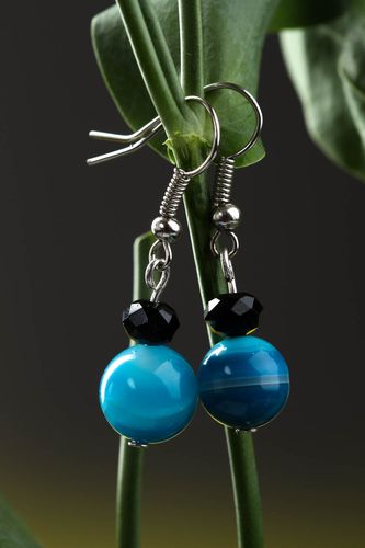 Handmade earrings with natural stones earrings with charms designer accessories - MADEheart.com