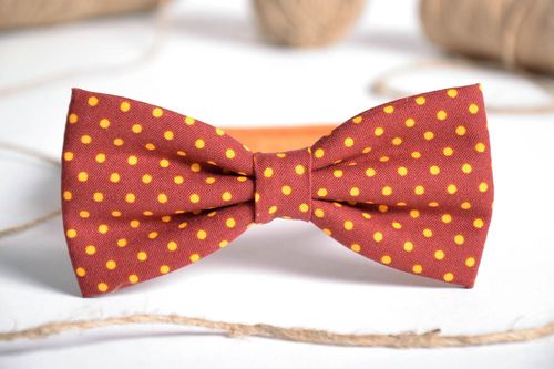 Terracotta bow tie - MADEheart.com