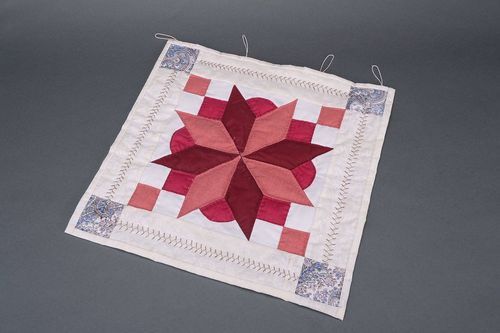 Handmade Textil Wandbild Aster - MADEheart.com