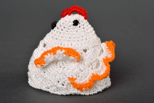 Decoro casa fatto a mano scaldino da uovo elemento decorativo a maglia - MADEheart.com