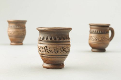 Ethnischer Trinkbecher aus Keramik - MADEheart.com
