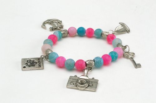 Beautiful bracelet with charms - MADEheart.com
