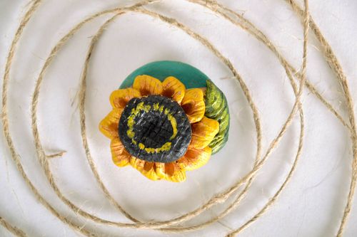 Fridge magnet Sunflower - MADEheart.com