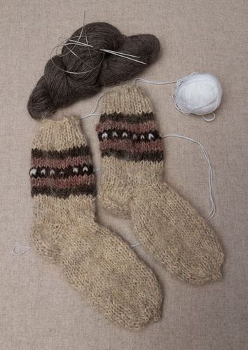 Шерстяные носки для женщин  - MADEheart.com