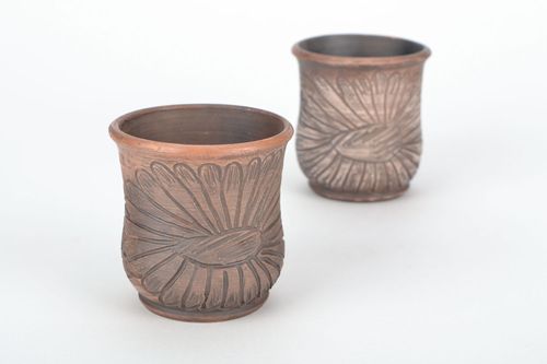 Vaso de barro hecho a mano - MADEheart.com