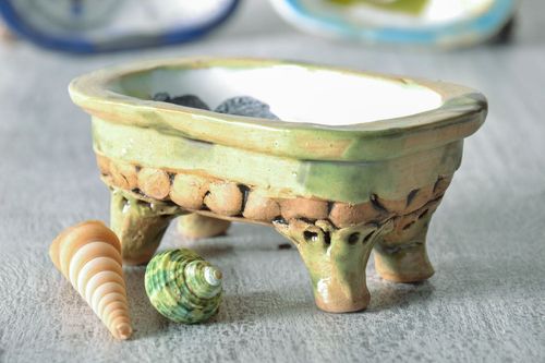 Jabonera de cerámica para baño - MADEheart.com