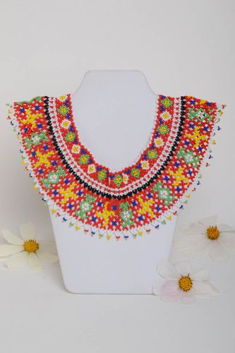 Beaded necklace handmade jewelry fashion necklaces for women designer jewelry - MADEheart.com