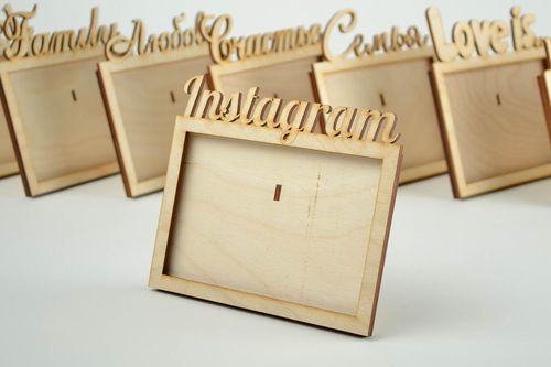 Handmade Designer Fotorahmen Instagram Holz Fotorahmen Wohn Accessoires - MADEheart.com