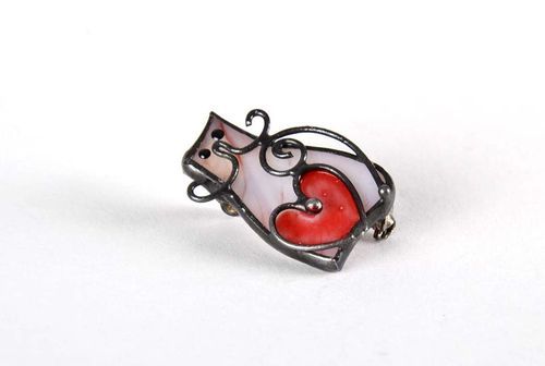 Stained glass brooch - MADEheart.com