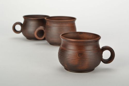 Чашка из глины для кофе - MADEheart.com