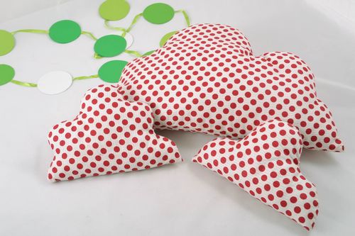Soft interior pillows in the shape of clouds 3 items - MADEheart.com