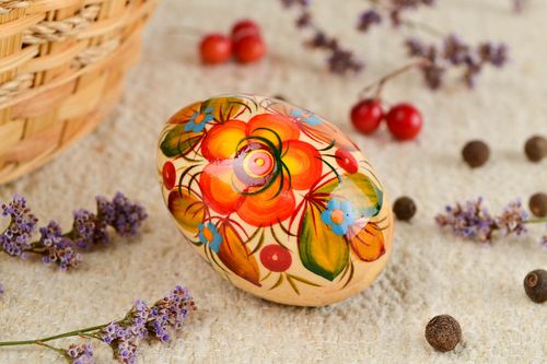 Handmade Easter egg wood craft house and home gift ideas decorative use only - MADEheart.com