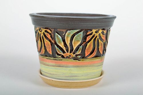 Olla cerámica para flores Violeta - MADEheart.com