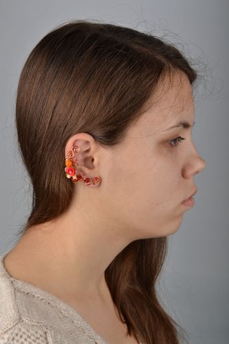 Wire wrap cuff earring - MADEheart.com