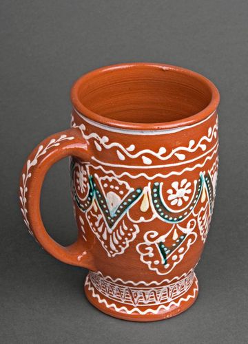 Decorative ceramic mug - MADEheart.com