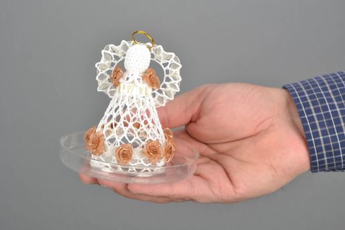Figurine ange au crochet faite main  - MADEheart.com