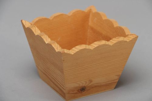 Boîte à décorer en bois faite main - MADEheart.com