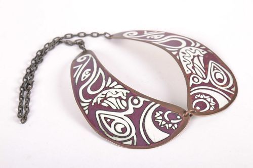 Copper Collar Necklace - MADEheart.com