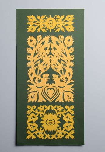 Quadro rettangolare di carta fatto a mano quadro decorativo decorazione - MADEheart.com