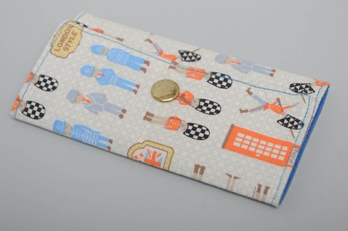 Porte-clés en tissu de coton fait main original avec impression pour enfant - MADEheart.com