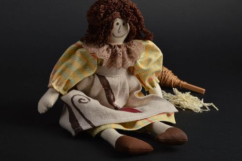 Красивая авторская тканевая кукла ручной работы в платье на подарок для девочки - MADEheart.com