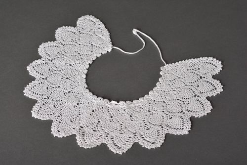 Cuello tejido a crochet hecho a mano regalo original accesorio para mujer - MADEheart.com