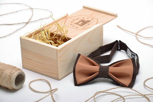 Cotton bow tie - MADEheart.com
