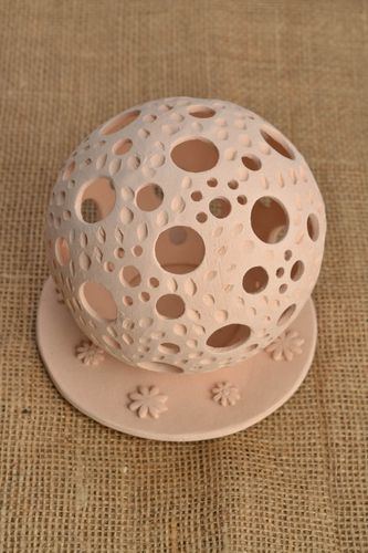 Chandelier en céramique en forme de boule fait main - MADEheart.com