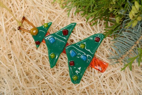 Brinquedo de Natal Árvore de Natal em pedras preciosas - MADEheart.com