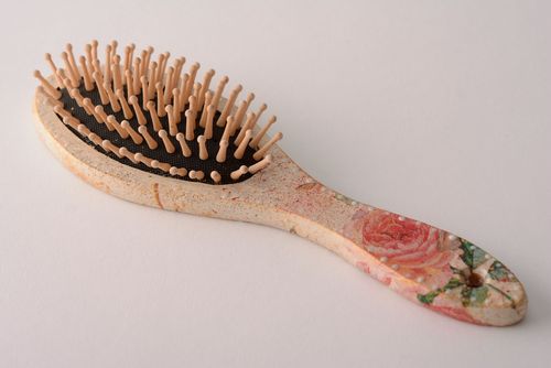 Hair brush Rose - MADEheart.com