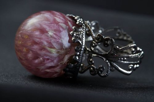 Ring mit natürlicher Blume - MADEheart.com