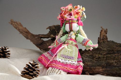 Ethnic motanka doll Berehynia - MADEheart.com