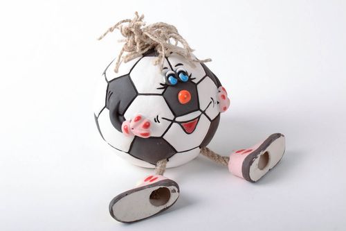 Keramik-Spardose Fußball-Sucht - MADEheart.com