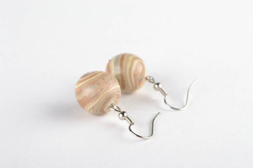 Earrings with plastic charms - MADEheart.com