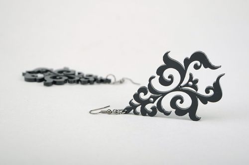Earrings Made of Acrylic Glass - MADEheart.com