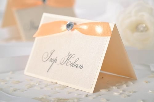 Hochzeit Tischkarte - MADEheart.com