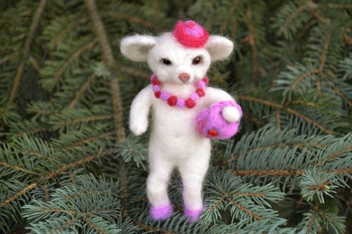 Soft toy Girl Bear - MADEheart.com